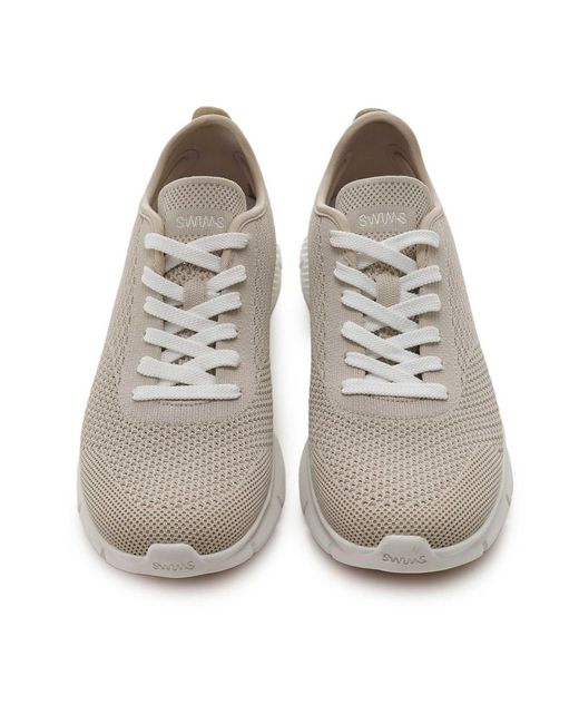 Swims Gray Knitted Mare Trainers for men