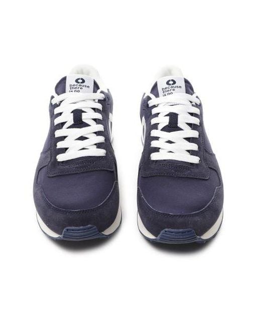Ecoalf Blue Recycled Nylon Ucla Trainers for men