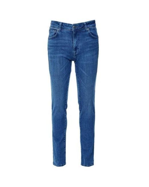 Hackett Blue Slim Fit Powerflex Jeans for men