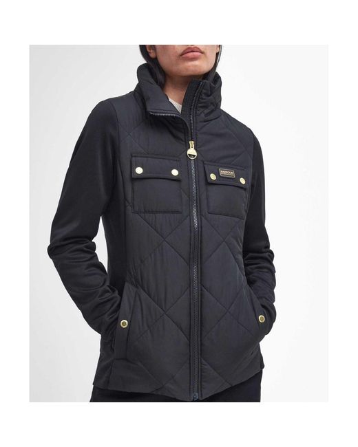 Barbour Black Rubins Quilted Sweatshirt