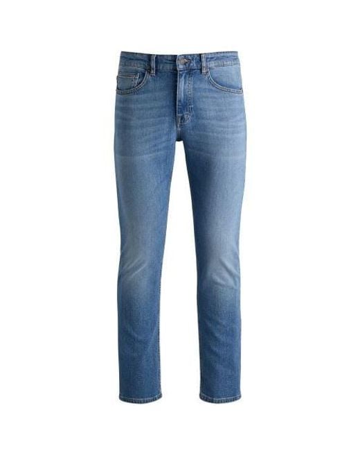 Boss Blue Slim Fit Delaware Bo Jeans for men