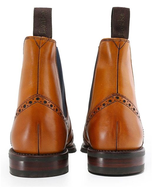 loake brogue chelsea boots