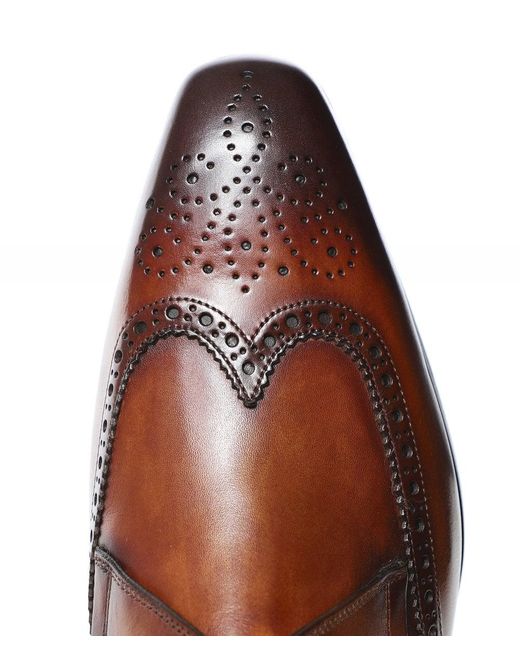 Magnanni Leather Derby Brogues in 