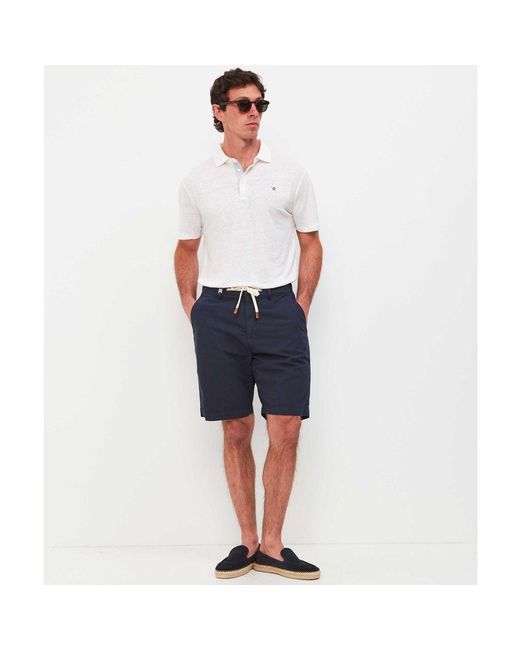 Sseinse Blue Drawstring Bermuda Shorts for men