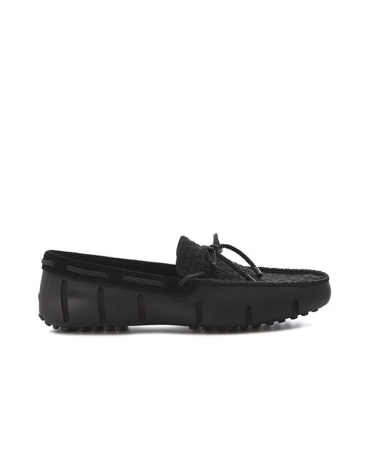 Swims Black Woven Drivers for men