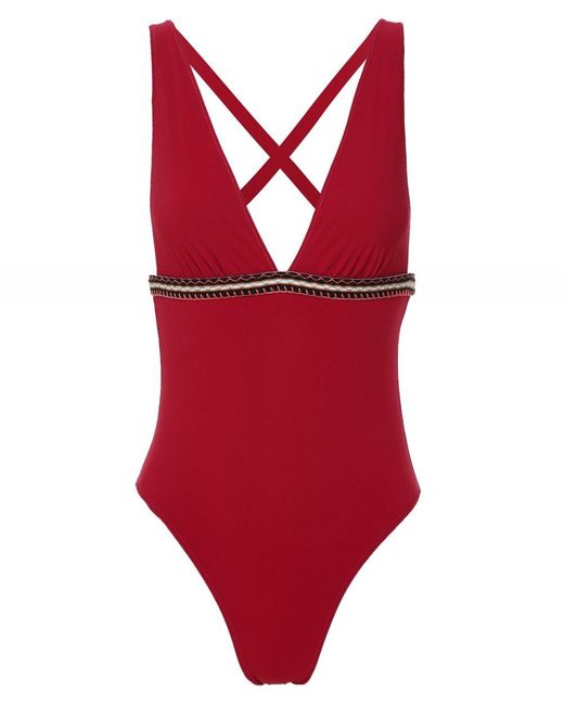 Banana Moon Odalis Botany Swimsuit in Red - Lyst