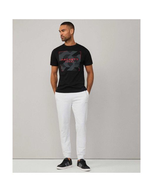 Hackett Black Digital Camo T-shirt for men