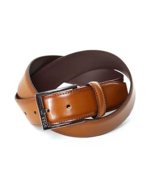 Boss Brown Elloy-tx-st_sz35 Belt for men