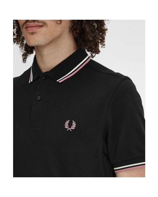 Fred Perry Black M3600 V04 Polo Shirt for men