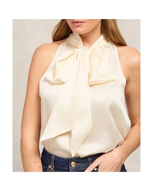 Holland Cooper Natural Ariella Sleeveless Blouse