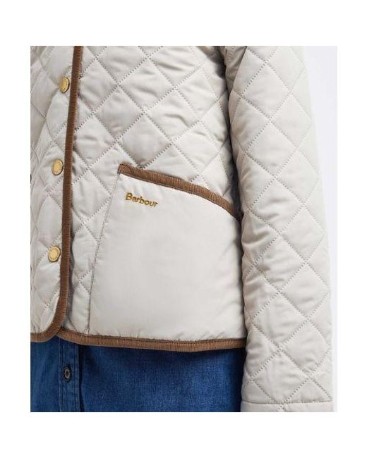 Barbour Gray Quilted Gosford Jacket