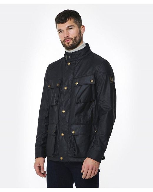 belstaff navy jacket