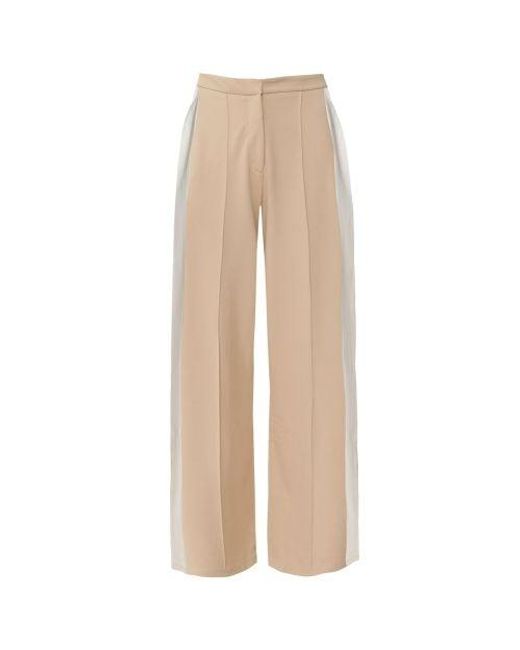 Holland Cooper Natural Wide Leg Trousers
