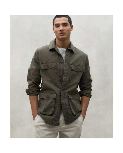 Ecoalf Green Recycled Cotton Safari Jacket for men
