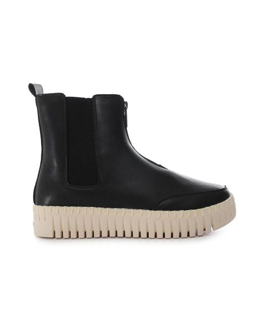 Ilse Jacobsen Black Tulip Plateau Chelsea Boots