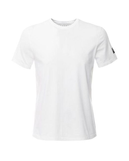 Ecoalf White Recycled Cotton Vent T-shirt for men