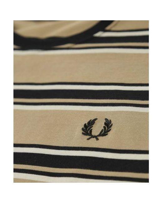 Fred Perry Natural Striped T-shirt for men