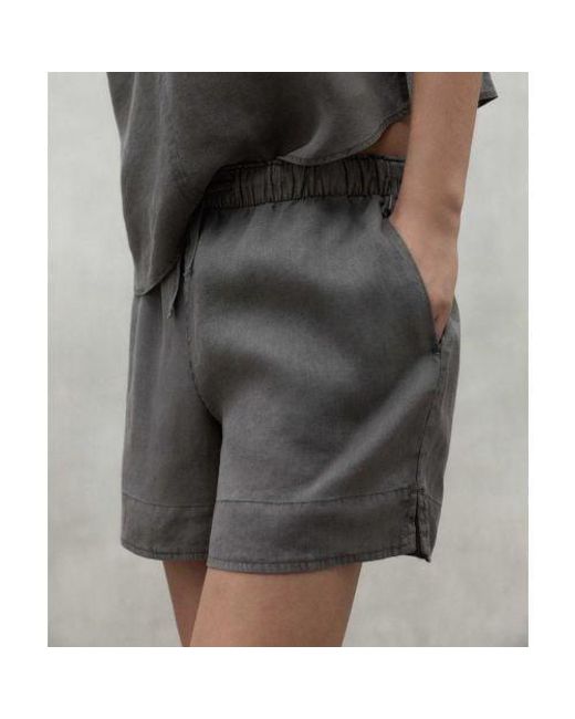 Ecoalf Gray Deva Linen Shorts