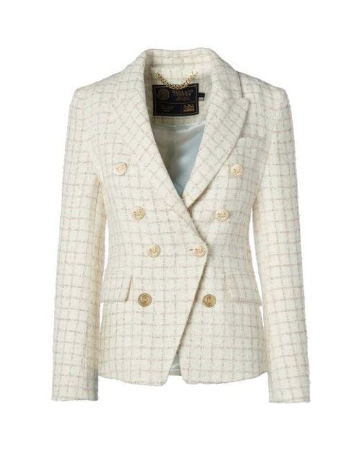 Holland Cooper Natural Knightsbridge Blazer