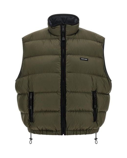 Miu Miu Green Padded Vest