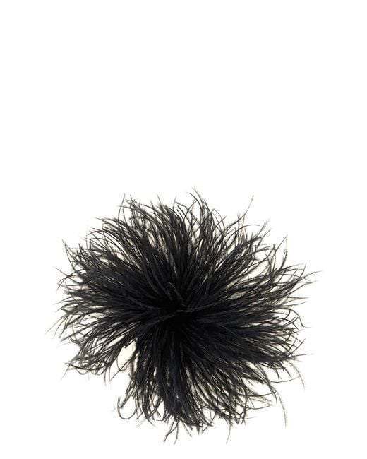 Gianluca Capannolo Black Feather Pin