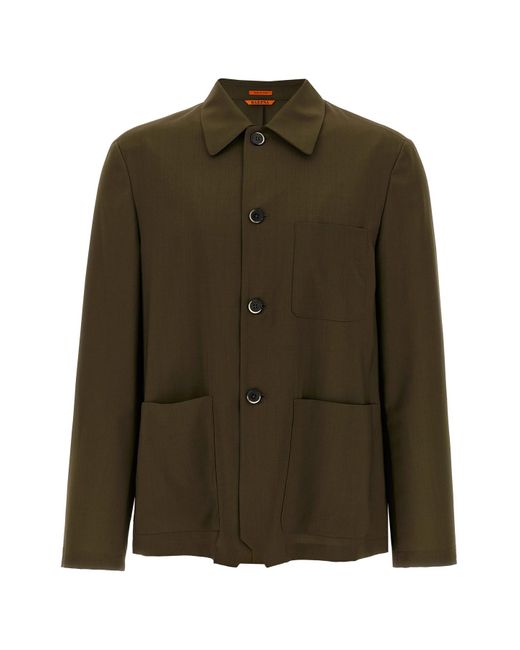 Barena Green 'visal' Overshirt for men