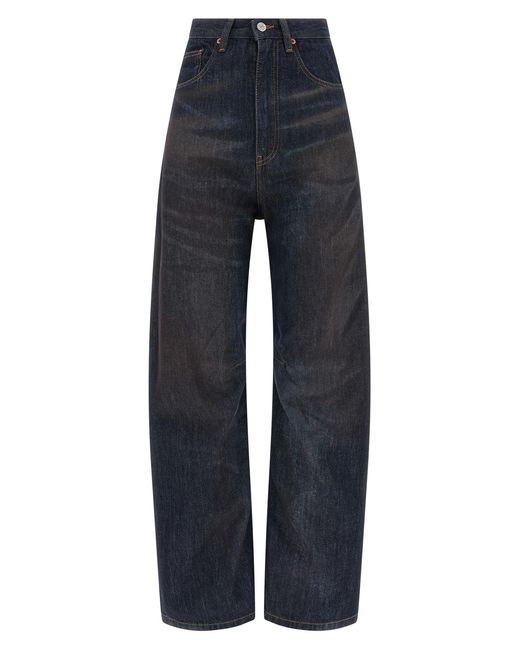 MM6 by Maison Margiela Blue 5-pocket Jeans