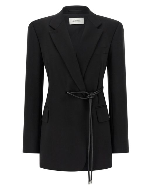 Sportmax Black 'glassa' Blazer