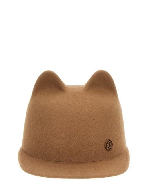 Cappello 'Jamie' di Maison Michel in Brown