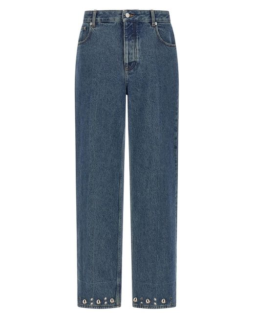 Valentino Garavani Blue 'boule' Jeans for men