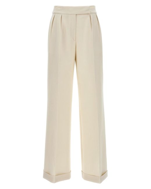Kiton Natural Loose Leg Pants