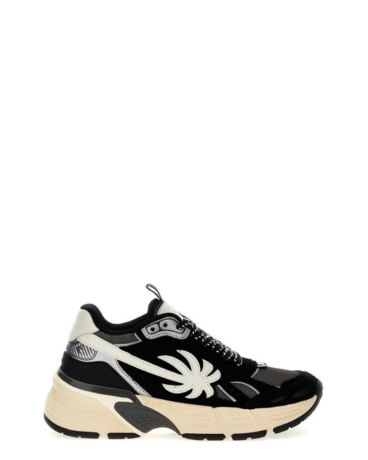 Palm Angels Black 'the Palm Runner' Sneakers for men