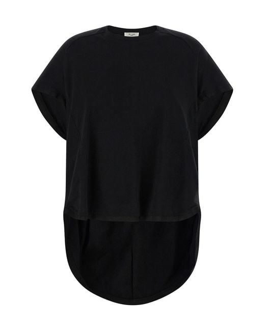 DI.LA3 PARI' Black 'spilla' T-shirt
