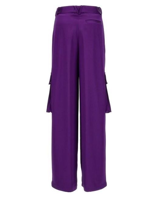 Pantalone Cargo di Versace in Purple