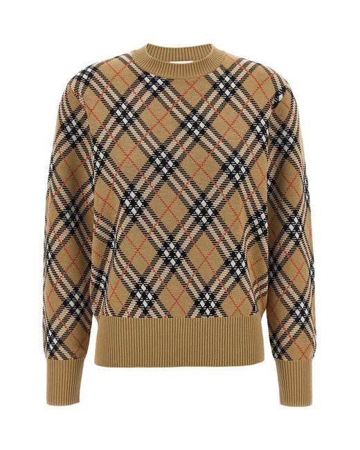 Burberry Natural Check Sweater