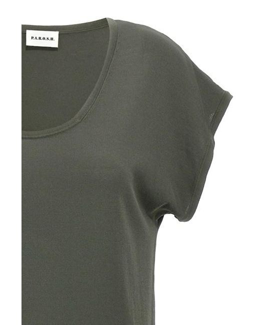 T-shirt 'Roux' di P.A.R.O.S.H. in Green