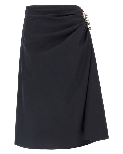Dries Van Noten Black 'sovora' Skirt