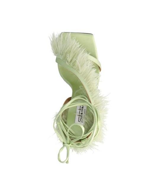 Sandalo 'Feather Wrap' di Sebastian Milano in Metallic