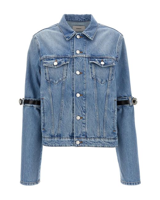 Coperni Blue Jacke "Hybrid Denim Short"