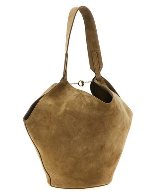 Shopping 'Lotus Small' di Khaite in Brown