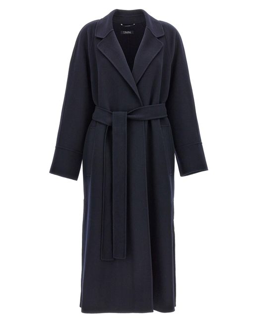 Max Mara Blue 'agata' Coat