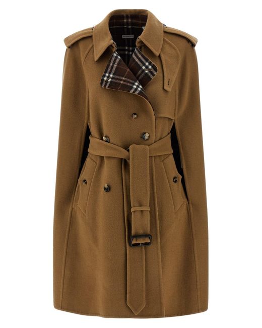 Burberry Brown Cape "Belmont"
