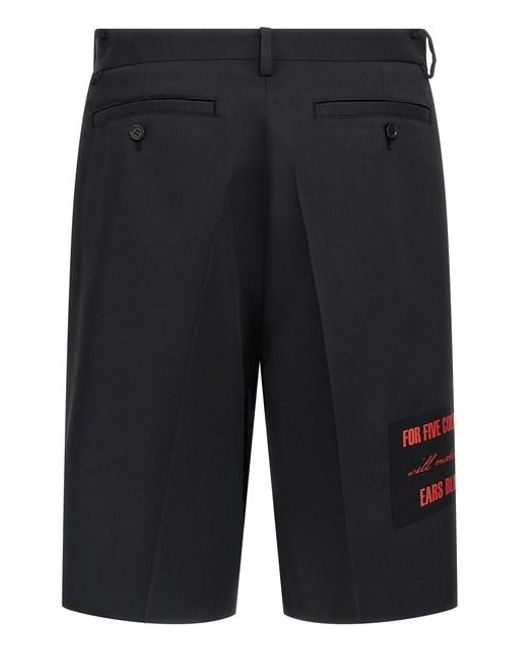 Bermuda patch di Undercover in Blue da Uomo