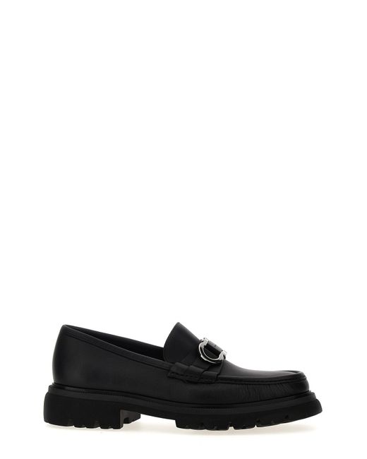 Ferragamo Black 'cocoon' Loafers for men