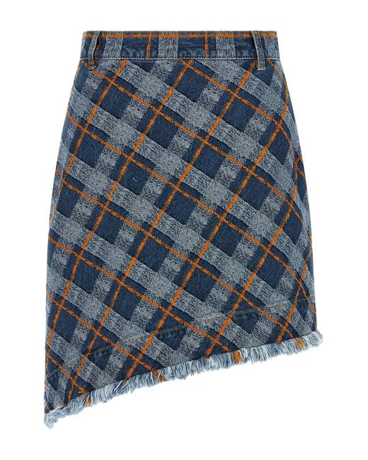 Vivienne Westwood Blue 'sailor' Skirt