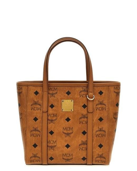 Shopping 'Toni' mini di MCM in Brown