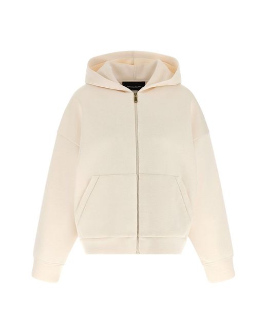 Fabiana Filippi Natural Scuba Cashmere Hoodie