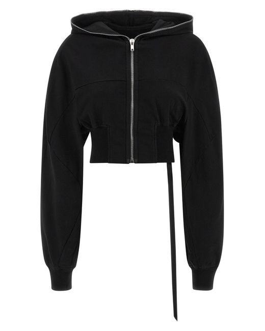 Rick Owens Black 'collage Gimp' Sweatshirt