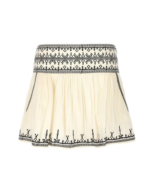 Isabel Marant Natural 'picadilia' Skirt
