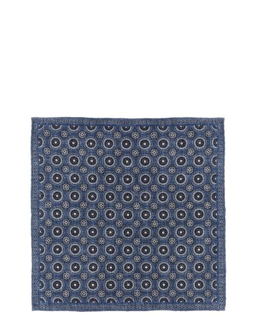 Brunello Cucinelli Blue Double-face Pocket Clutch for men